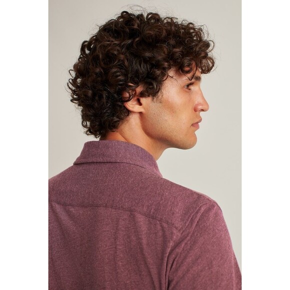 270729 Bonobos Stretch Jersey Everyday Men's Shirt Button-Up Slim Fit Short M - Picture 4 of 6